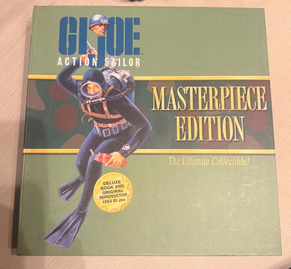 GI Joe Masterpiece Edition (1996): Action Sailor 12" Repro 1964 Figure & Book Vo